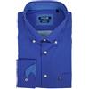 Rionero Camicia da Uomo 100 Cotone Manica Lunga Classica Elegante Taschino XXL XXXL m l