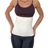 proslim T-active Scaldacollo per la schiena in angora e lana merino per uomo e donna, scaldamuscolo, protezione renale, cintura termica, cinghia termica, bianco crema, 5 (L/XL)