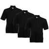 Fruit of The Loom 63-402-0, Polo Uomo, Black (Black 36), 3XL