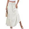 Kfnire Gonna Donna per Le Vacanze in Spiaggia Gonne Lunghe 2 in 1 Gonna Lunga con Elastico in Vita E Gonne Estive Eleganti Adatte per Scene Casual in Riva al Mare Taglie Multiple