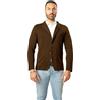 CLASSE77 Blazer Giacca Jacket da Uomo Slim Fit in Cotone - Punto di Cucitura Milano - Artigianale, Made in Italy - Casual, Classica Sportiva