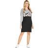 Disney Felpa Donna Vestito Donna e Ragazza S - 2XL Felpa Lunga Oversize Mickey Mouse Felpa Stitch ad Abito in Cotone Abbigliamento Donna Ufficiale (Grigio Marna, S)