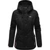 MARIKOO Cappotto corto invernale da donna con cappuccio Bikoo XS-XXL | Lunghezza: lungo i fianchi, grado di calore 3 su 3, caldo, impermeabile, cappuccio con fodera in pile