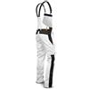 strongAnt® - Salopette da Pittore Berlin Salopette combinati 100% Cotone - Tasche per Ginocchiere - Made in EU - Bianco