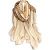 LumiSyne Donna Sciarpa In Cotone Lino Stampa Floreale Lettere Stile Moda Sciarpe Da Donna Leggera e Morbido Sciarpa Lungo Scialle Grande Scialle Stole Protezione Solare Caldo Quattro Stagioni