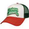 Stetson Cappellino Trucker Lettering Uomo - cap Berretto Baseball Mesh Snapback, con Visiera Estate/Inverno Estate - Taglia Unica Verde