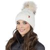 Vivisence Berretto con Pompon Donna Caldo Ideale per Giorni Freddi 7014