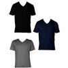 Enrico Coveri 3 t-Shirt Uomo Mezza Manica Scollo a Punta Caldo Cotone Interlock Art. ET1201