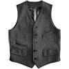 Solovedress Gilet in lana formale Regular Fit gilet tuta gilet per matrimonio Groomsmen
