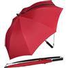 iX-brella iX Brella, ombrello con tracolla a spalla, l'automatico permette di avere le mani libere Rosso rot 100 cm