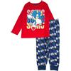 Disney Pigiama Sonic, Comodo ed Elegante, Design Sonic, Ideale per la Notte, Rosso, 3 Anni