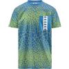 Kappa 222 BANDA FAPO GRAPHIK - T-ShirtsTop - T-Shirt - Uomo - GREEN DUSTY-BLUE SMURF GRAPHIK-WHITE