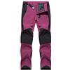 Generic Pantaloni da neve da donna, caldi e traspiranti, pantaloni da sci, pantaloni da snowboarding, taglie forti, pantaloni da trekking, pantaloni da neve, impermeabili, pantaloni da trekking, viola., XL