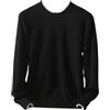 Generic Maglione da uomo in 100% cashmere di visone tinta unita pullover girocollo a maglia maglione a maniche lunghe, Nero , 3XL