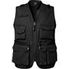 KTWOLEN Gilet Uomo Outdoor in Cotone Multitasche Leggero e Traspirante Giacca Senza Maniche per Pesca Fotografia Escursionismo, Nero, XL