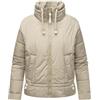 Navahoo, giacca leggera da donna, trapuntata, per la mezza stagione, con maniche a pipistrello, Luftzauber, XS-XXL, Grigio ghiaia, S