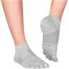 Knitido+ Umi Calze con dita antiscivolo per Pilates, yoga e danza, Misura:35-38, Colore:grigio (15)