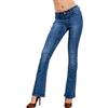 Toocool Jeans Donna Pantaloni Skinny Push up Zampa Elefante Campana Slim Sexy M5922 [XS,GF59 Blu]