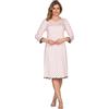 e.Femme® Marion 944 - Camicia da Notte da Donna a Maniche Lunghe, a 3/4, in 50% Cotone e 50% Modal