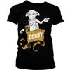 HARRY POTTER Licenza Ufficiale Dobby Donna Maglietta (Nero), Small
