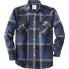 Dubinik® 6 oz Camicia Flanella Uomo Invernale Camicia Uomo Flanella Cotone | Western, Cowboy, Con Bottone Automatico, Quadri, Cotone Traspirante, Tessuto Pre-ristretto, Due Tasche Con Patta
