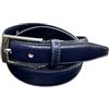 Bymee Live as you like BYMEE Cintura Donna classica da 2,5 cm in pelle tamponata,elegante e adatta per ogni occasione - Fibbia Nichel Free, Made in Italy