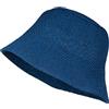 styleBREAKER Cappello da Sole Femminile in Paglia di Carta Pieghevole, Cappello da Pescatore Leggero con Fascia Antiscivolo, Protezione Solare Estiva per Outdoor e Spiaggia, Blu