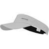 OTTERSHELL Visiera parasole sportiva con slot per occhiali, visiera atletica regolabile per corsa, golf, tennis, pesca., Grigio chiaro, taglia unica