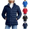 HAOLEI Piumini Donna 100 Grammi Piumino Lungo con Cappuccio Ripiegabile Giubbotto Invernale Cappotto Caldo Parka Elegante Felpa con Cappuccio Giaccone Outdoor Giacca Invernale Elegante da Donna