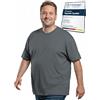 Logostar Basic - Maglietta a maniche corte, basica, taglie forti fino alla 15XL Carbone XXXXXXL