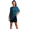 creazioni unique Poncho Coprispalle da Donna Elegante da Cerimonia o Sera - Poncho Donna Estivo e Primaverile in Rete di Viscosa Termica Profumato con Essenza di Fiore di Ciliegio