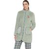 Noidinotte; more than pyjamas Noidinotte - Vestaglia donna lily in paris in coral con zip - XL Verde
