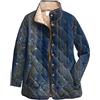 Cocila Giacca Invernale Trapuntata Stampata Da Donna Taglie Forti Abbottonata A Maniche Lunghe Imbottita Leggera Piumini (Dark Blue Xxl) Giacca Donna Invernale Lunga Giubbini Invernali In Pelle