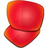 Saucer Lenti di ricambio premium per occhiali da sole Oakley Holbrook XXL OO9487, Rosso Fuoco Polarizzato, Taglia unica