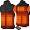 Unzipp Giubbotto Riscaldato Uomo Donna, Gilet Riscaldato Con 10000mAh Batteria 3 Livelli Di Temperatura, Lavabile Per Il Calore Interno Invernale, Attività All'Aperto