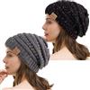 REDESS Slouchy Beanie Hat per uomo e donna Winter Warm Chunky Soft Oversize Cable Knit Cap