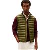 Tommy Hilfiger Uomo Gilet Packable Recycled Vest Colletto alla Coreana, Verde (Huntsman Green), M