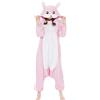 Simzoo Pigiama Intero Animali Unisex Kigurumi Adulto Carnevale Onesie Cosplay Halloween Costume per Donna Uomo Sleepwear