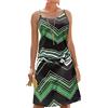 TBSCWYF Copricostume Donna Mare Vestito Stampato Ondulato Bikini Cover Up Senza Maniche Abito da Spiaggia Tropical Causal Abiti Estivi Copricostume Donna Mare Vestito Senza Maniche