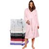 Twinzen - Accappatoio Donna Spugna con Cappuccio - 100% Coton Épongee - XS