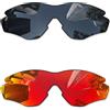 Combine8 Lenti di Ricambio Polarizzate per Occhiali da Sole Oakley M2 Frame OO9212/M2 Frame XL OO9343/M2 Frame Asian Fit, 145 Millimeters