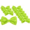 BomGuard papillon da uomo set da 10 - lucido - preannodato & regolabile - per abito e smoking
