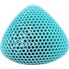 BIMEI Inserti in silicone per protesi mammarie da nuoto per donne post-mastectomia con tasche, per reggiseno e costume da bagno - Impermeabili, traspiranti, 1 pezzo, Blu, 8