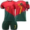 FTRGHNY Maglie da Calcio per Bambini Adulti 2025 Maglia Calcio Completo Magliette Completi Maglietta Completino Kit Allenamento Calcios Tuta T Shirt Pantaloncini e Calzini Antiscivolo
