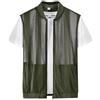 Cicilin Gilet estivo da uomo, in rete, da pesca, safari, con cerniera, senza maniche, casual, leggero, traspirante