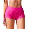 Ekouaer Pantaloncini da Bagno Costume Donna Corti Pantaloncini da Surf ad Asciugatura Rapida Bikini Pantaloni Caldi con Controllo della Pancia Costumi da Bagno S-XXL