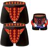 DaoGeSir Slip Per La Salute Degli Uomini Mutande Per Terapia Magnetica Mutandine Per La Terapia Della Prostata In Tormalina Biancheria Intima Per L'allargamento Mutandine Di Sanità 3 Pacchi ( Color : 1 , Size