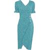 Cocila Abbigliamento Vintage Vestito Stile Impero Abito Cerimonia Donna Lungo Lilla Abito Cerimonia Donna Curvy Estivo Abito Elegante da Sera Midi Offerta Lampo del Giorno (BU2, XXXL)