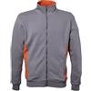 Ergos Workwear JRC Minnesota Felpa da Uomo Collo a Lupetto Tessuto Misto Cotone polyestere Riciclato Chiusura Zip Lunga da Lavoro
