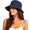 SHINCHIC Cappello da pescatore resistente all'acqua con protezione solare UPF 50+, ripiegabile con tesa, boonie per donne e uomini, estivo, leggero, per escursionismo e attività all'aperto, cappello, Blu navy